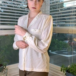Vintage Liz Claiborne white blouse